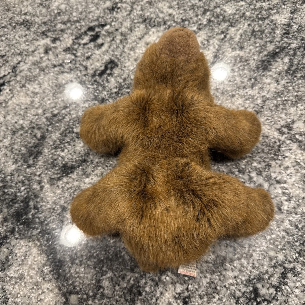 Ty Brown Teddy Bear 10" beanbag plush 1997 - Picture 8 of 14